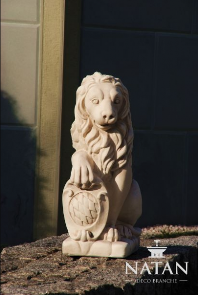 Löwe Gartenfigur Terrassen Garten Skulptur Figuren Skulpturen Statuen Rechts Neu